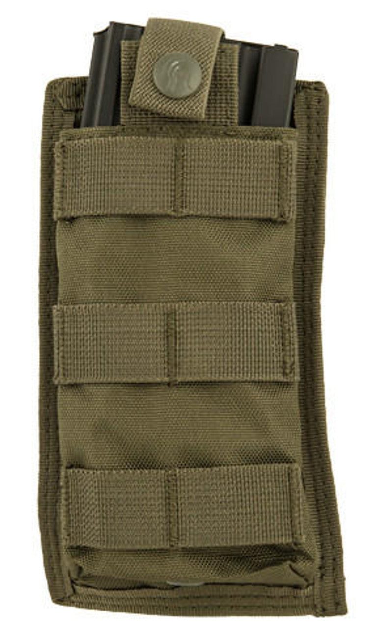 Lancer Tactical 1000D Nylon Single Molle Pouch, OD