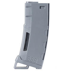Lancer Tactical 130 Round High Speed Mid-Cap M4 Airsoft Magazine, Gray