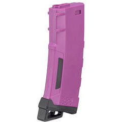 Lancer Tactical 130 Round High Speed Mid-Cap M4 Airsoft Magazine, Purple