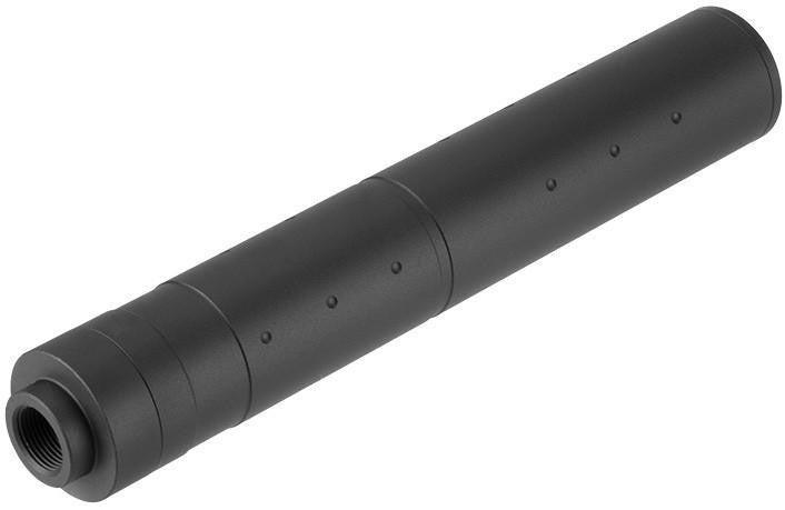 Lancer Tactical 195mm Aluminum Dot Mock Suppressor, Black