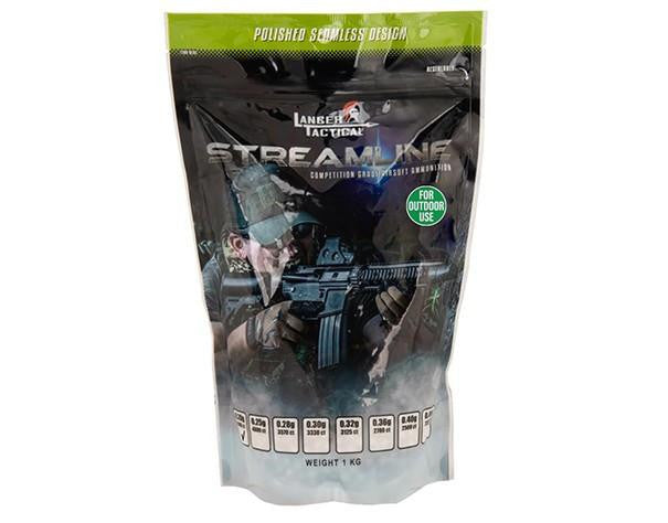 Lancer Tactical 5000rd 0.20g Streamline Competition Grade Outdoor Airsoft BBs, White