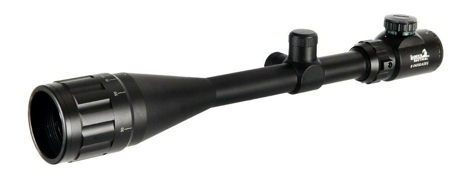 Lancer Tactical 6-24x50 Red & Green Illumination AO Sniper Scope