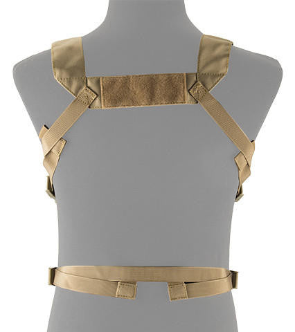 Lancer Tactical Adaptive Multi-Purpose Slim Chest Rig, Tan