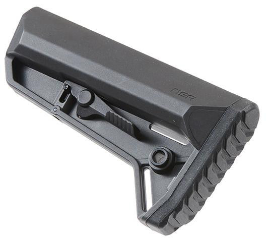 Lancer Tactical Adjustable NSR AEG Airsoft Rifle Stock, Black