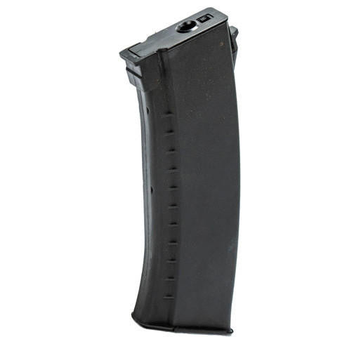 Lancer Tactical AK-74M AEG Airsoft Rifle, Skeleton Foldable Stock, Black