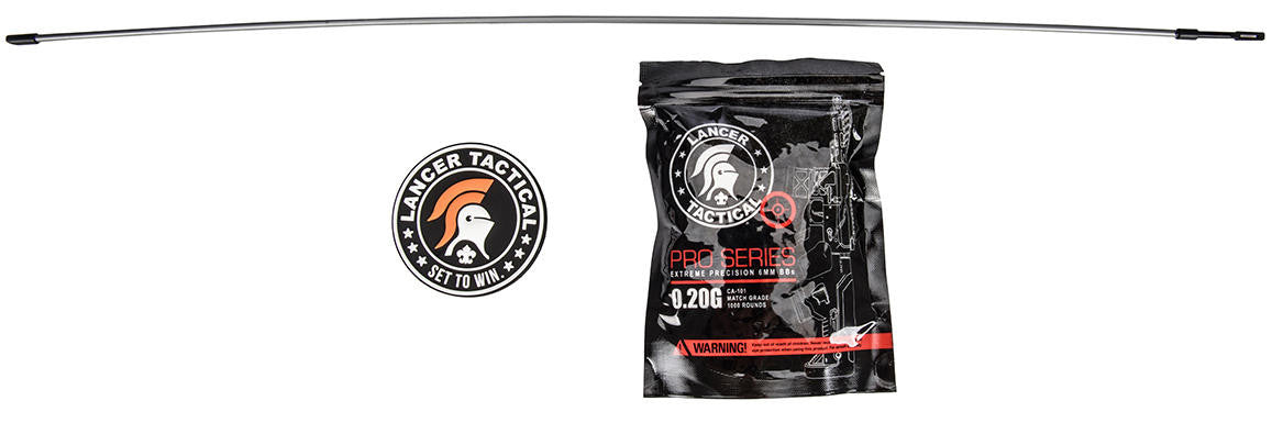 Lancer Tactical AK-74M AEG Airsoft Rifle, Skeleton Foldable Stock, Black