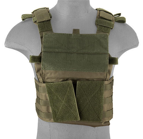 Lancer Tactical Assault Recon Plate Carrier, OD Green