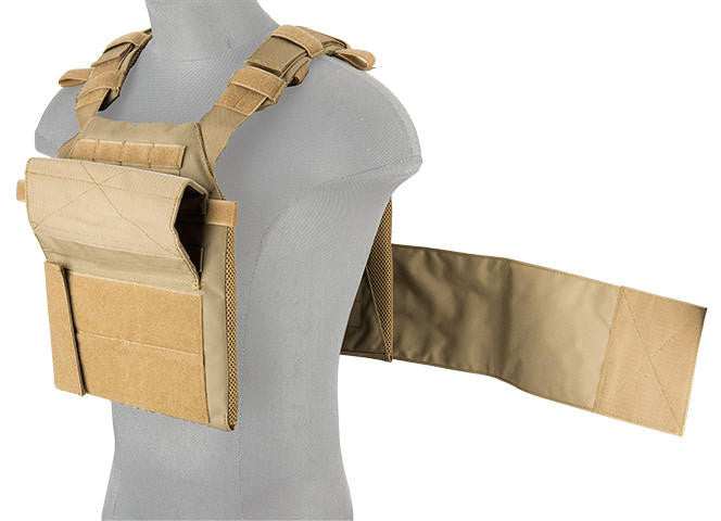 Lancer Tactical Assault Recon Plate Carrier, Tan