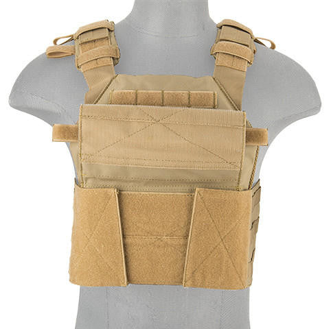 Lancer Tactical Assault Recon Plate Carrier, Tan