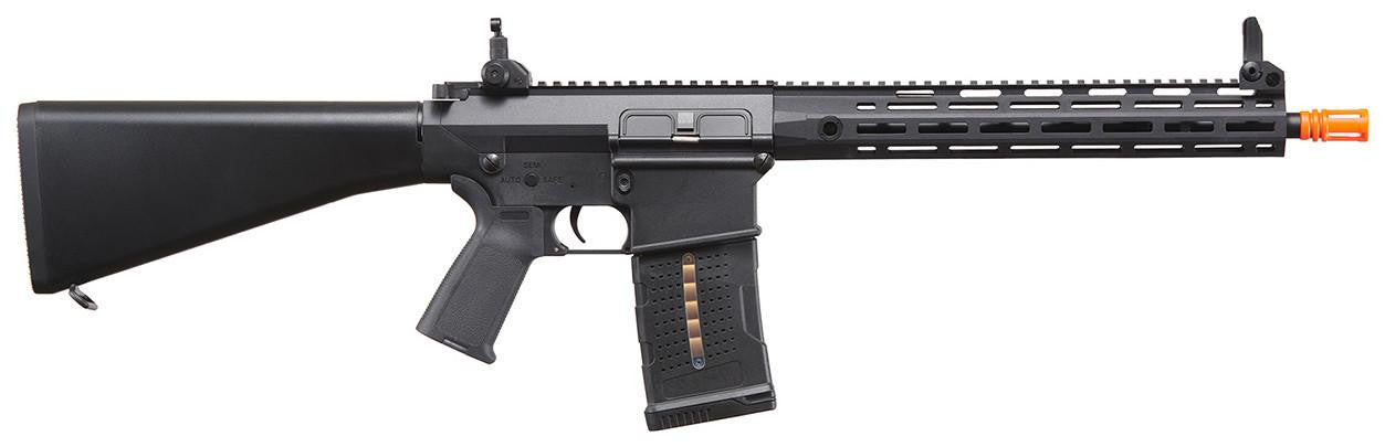 Lancer Tactical Battleaxe AEG Airsoft Rifle w/ Fixed Stock & MLOK Handguard, Black