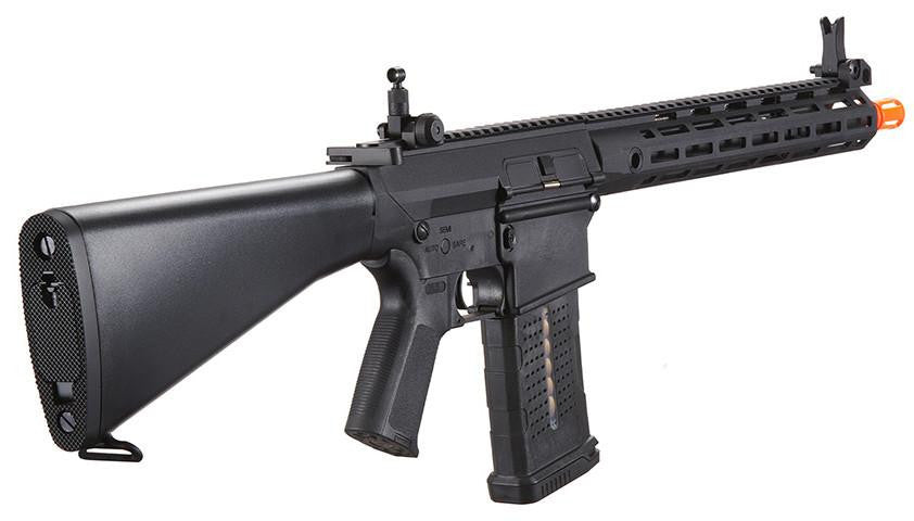 Lancer Tactical Battleaxe AEG Airsoft Rifle w/ Fixed Stock & MLOK Handguard, Black