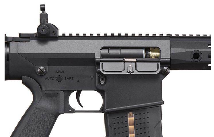 Lancer Tactical Battleaxe AEG Airsoft Rifle w/ Fixed Stock & MLOK Handguard, Black