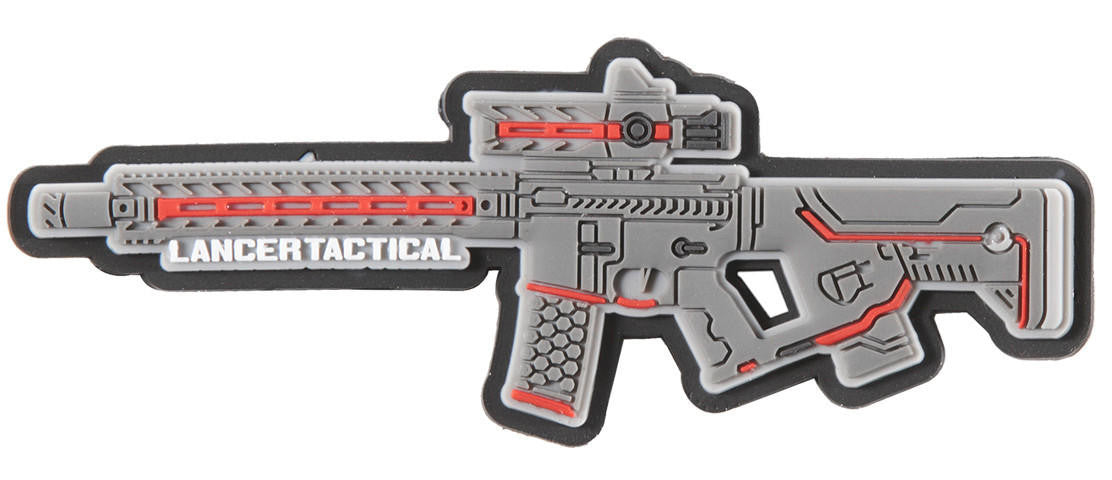 Lancer Tactical Blazer 10" M-LOK Proline Series M4 Airsoft Rifle with Delta Stock & Mock Suppressor, FDE/Black