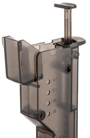 Lancer Tactical C20 XL 180rds BB Speed Loader, Black