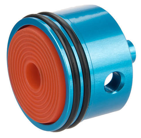 Lancer Tactical CNC Aluminum Cylinder Head for Version 2 Airsoft AEG Gearboxes, Blue