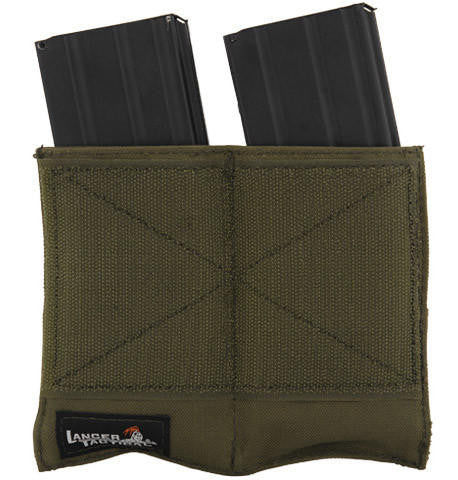 Lancer Tactical Dual Inner Mag Pouch, OD Green