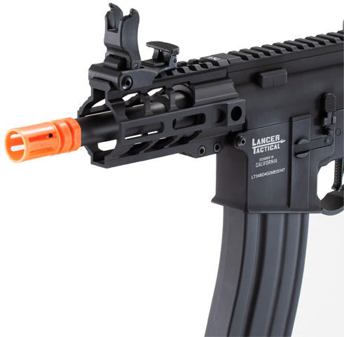 Lancer Tactical Enforcer Gen 2 Battle Hawk 4" PDW Airsoft AEG Rifle, Black