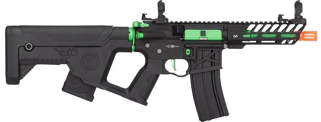 Lancer Tactical Enforcer Series NEEDLETAIL AEG Airsoft Rifle, Black/Green