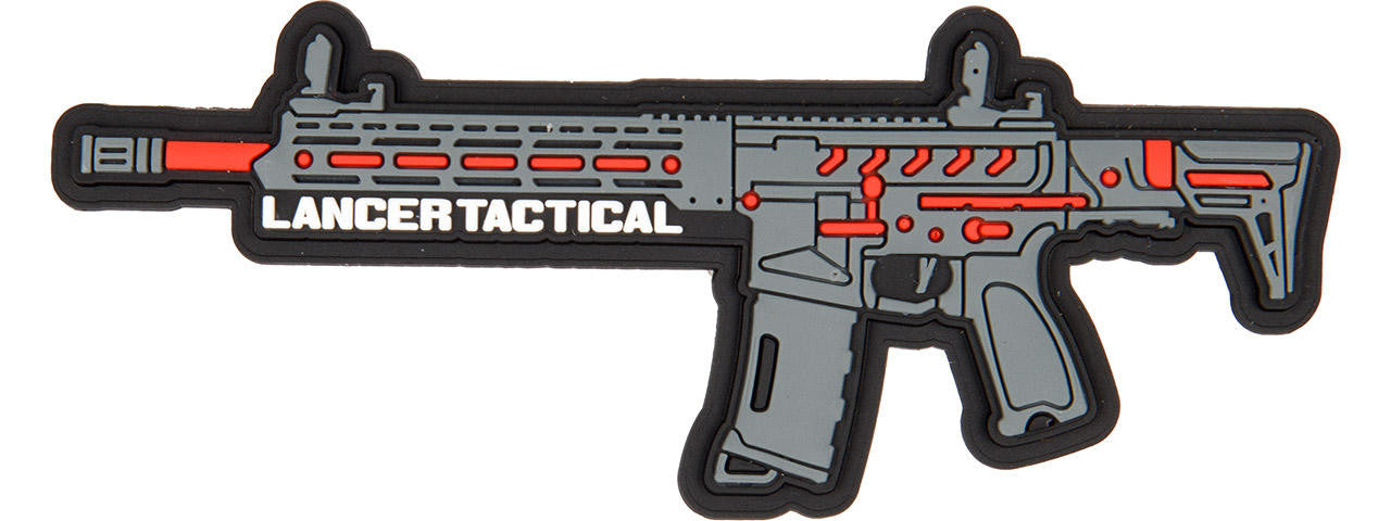 Lancer Tactical Enforcer Skeleton Airsoft AEG Rifle, Black/Navy Blue