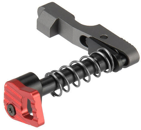 Lancer Tactical Extended Lightweight Mag Release for M4/M16 Airsoft Rifle, Red