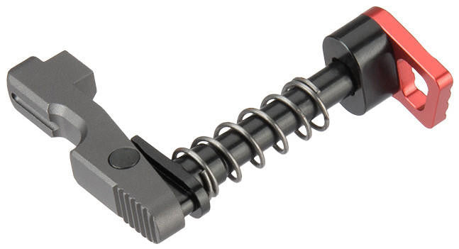 Lancer Tactical Extended Lightweight Mag Release for M4/M16 Airsoft Rifle, Red