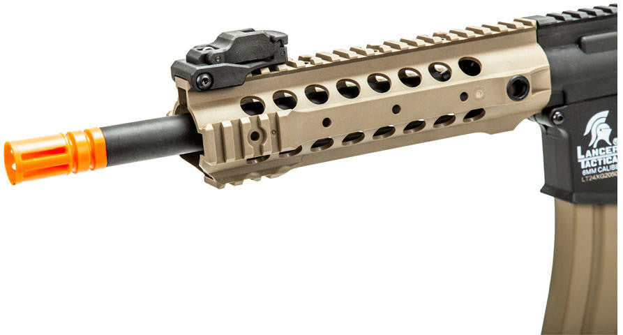 Lancer Tactical Gen 2 CQB M4 Airsoft AEG Rifle Core Series, Black/Tan