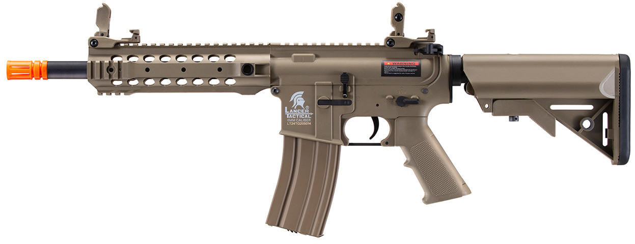 Lancer Tactical Gen 2 CQB M4 Airsoft AEG Rifle Core Series, Tan