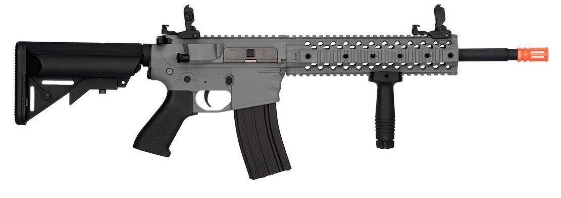 Lancer Tactical Gen 2 EVO M4 10” Free Float RIS AEG Airsoft Rifle, Grey