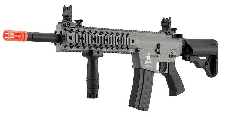 Lancer Tactical Gen 2 EVO M4 10” Free Float RIS AEG Airsoft Rifle, Grey