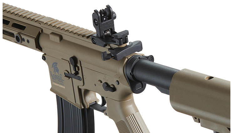 Lancer Tactical Gen 2 Hellion M-LOK 7" Airsoft M4 AEG Rifle, Tan