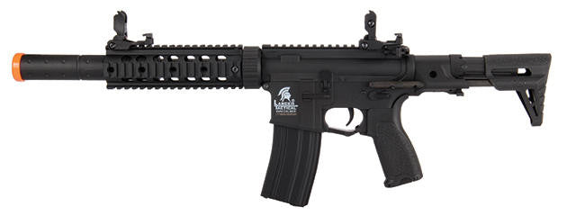 Lancer Tactical Gen 2 M4 Carbine w/ PDW Stock AEG Airsoft Rifle, Black