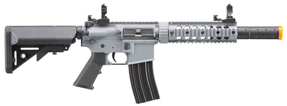 Lancer Tactical Gen 2 M4 SD Carbine Airsoft AEG Rifle, Gray