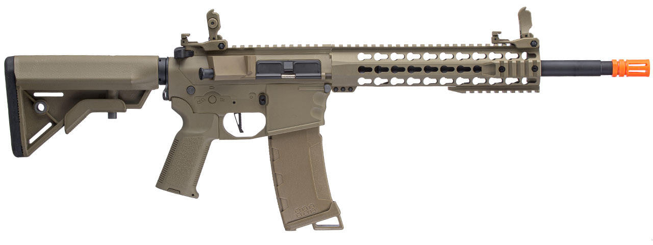 Lancer Tactical Gen 3 Keymod M4 EVO AEG Airsoft Rifle, Tan