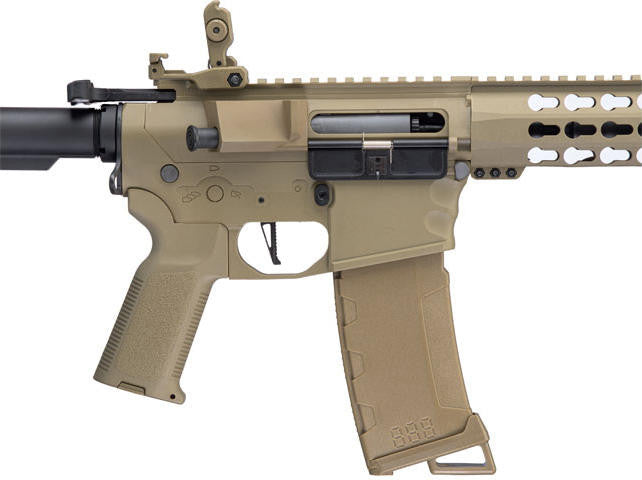 Lancer Tactical Gen 3 Keymod M4 EVO AEG Airsoft Rifle, Tan