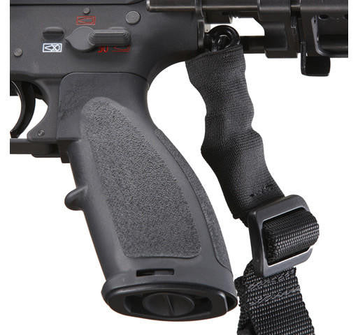 Lancer Tactical Heavy Duty Foam Padded Single Point Sling w/ QD Buckle, Black