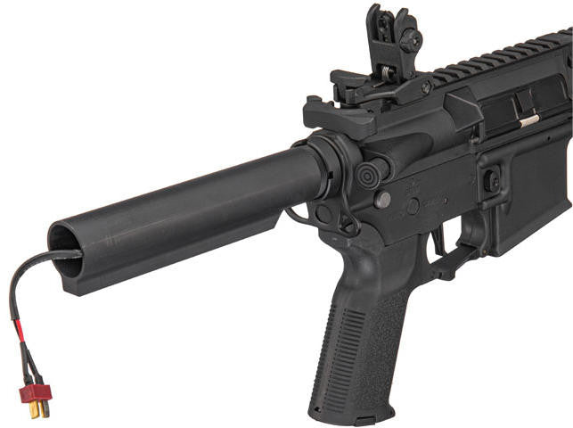 Lancer Tactical Interceptor SPR M4 AEG Airsoft Rifle, Gen 3, Black