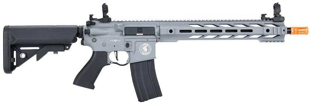 Lancer Tactical Interceptor SPR ProLine Series High FPS AEG Airsoft Rifle, Gray
