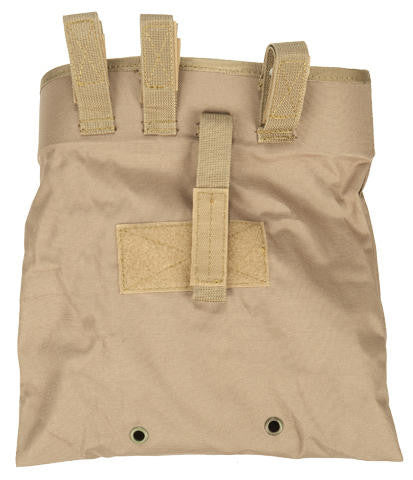 Lancer Tactical Large Foldable Airsoft Dump Pouch, Coyote Brown