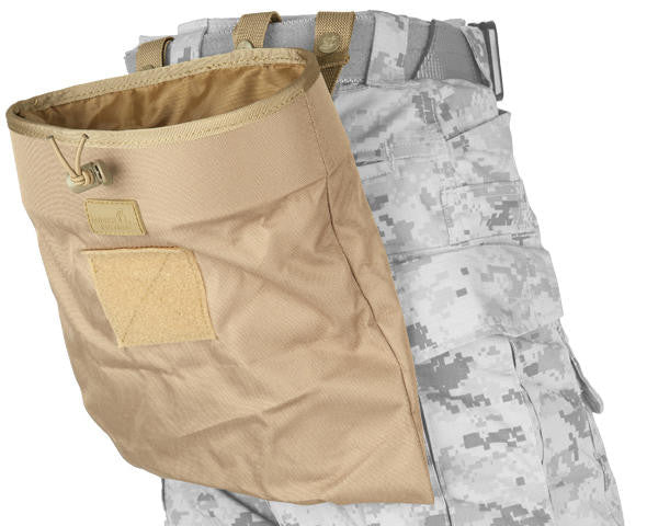 Lancer Tactical Large Foldable Airsoft Dump Pouch, Coyote Brown