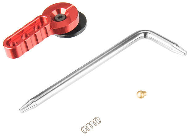 Lancer Tactical Lightweight Fire Selector for M4 Airsoft AEGs, Red