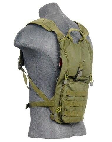Lancer Tactical Lightweight Hydration Pack, OD Green