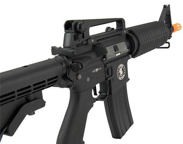 Lancer Tactical Low FPS M933 Commando Proline Series Airsoft AEG Rifle, Black