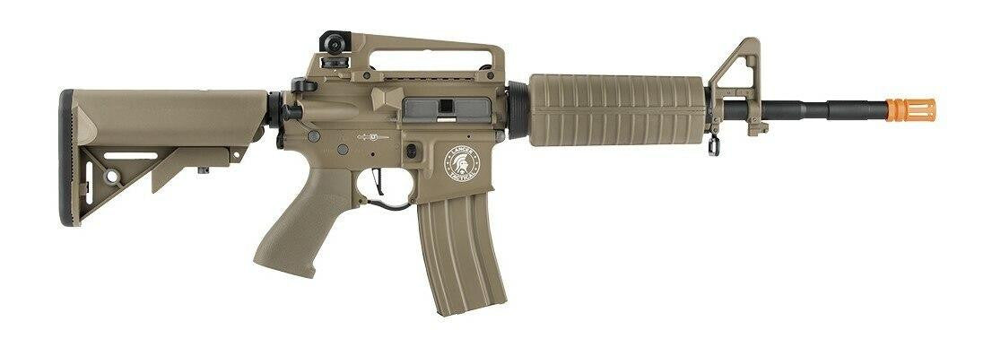 Lancer Tactical LT-03 M4A1 Proline Series High FPS Airsoft Rifle, Tan