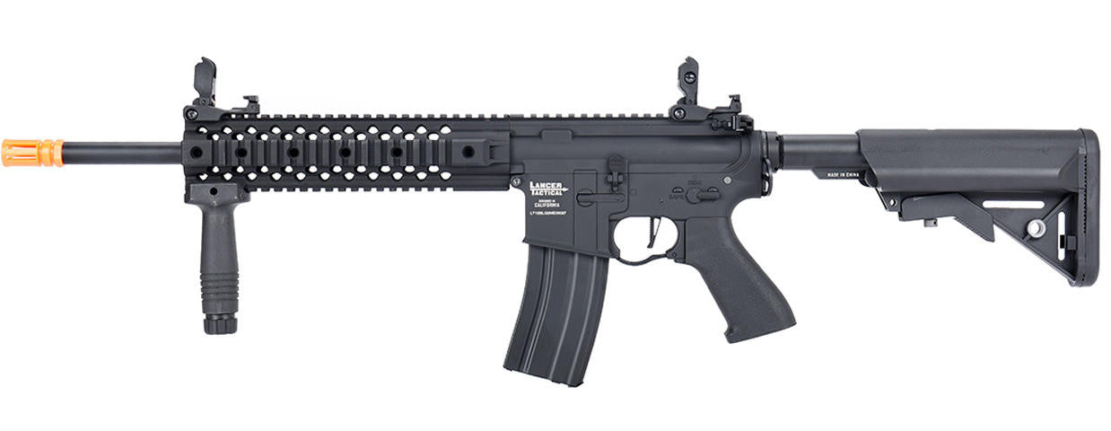 Lancer Tactical ProLine Series M4 EVO AEG Airsoft Rifle, High FPS, Black