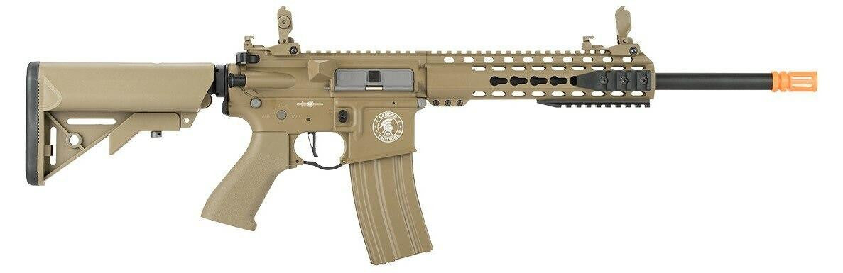 Lancer Tactical LT-19 M4 10" ProLine High FPS AEG Airsoft Rifle, Tan