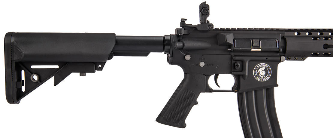 Lancer Tactical Gen 2 Airsoft M4 Carbine 10" AEG Airsoft Rifle, Black