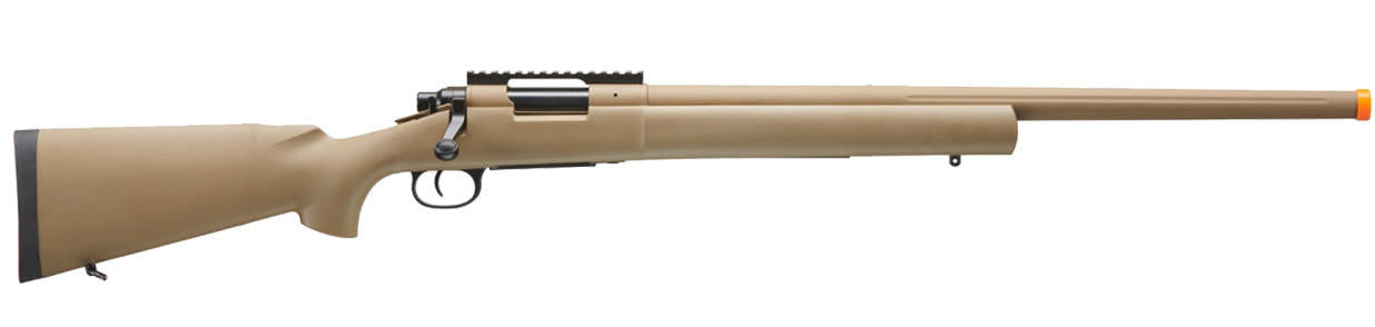 Lancer Tactical M24 High FPS Bolt Action Airsoft Sniper Rifle, Tan