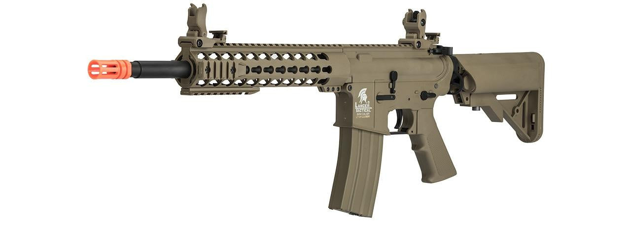 Lancer Tactical M4 10" Keymod AEG, Low FPS Version, Dark Earth