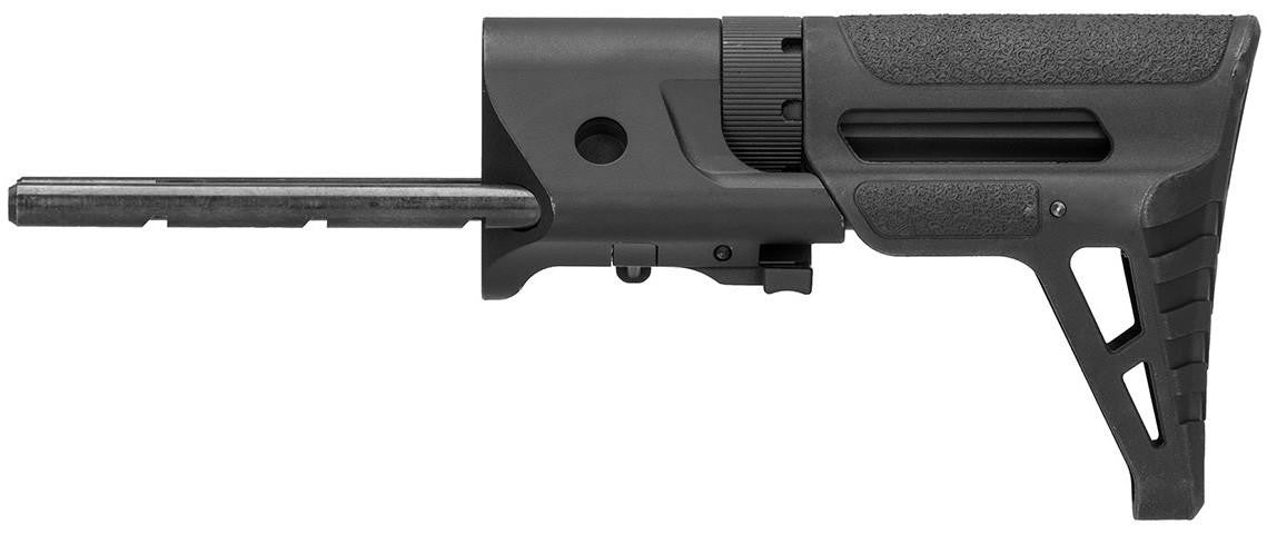 Lancer Tactical M4 AEG Retractable PDW Stock, Black