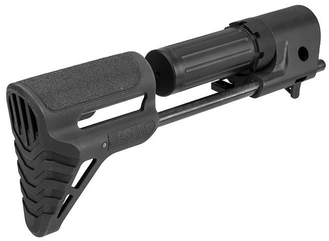 Lancer Tactical M4 AEG Retractable PDW Stock, Black